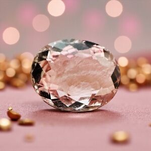 1.36 CT natural loose pink tourmaline comes with appraisal